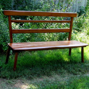 Beautiful handcrafted oak bench